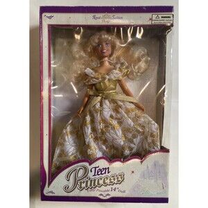 VTG 1994 Teen Princess Fully Posable 14" Doll Walmart Collectible New in Box